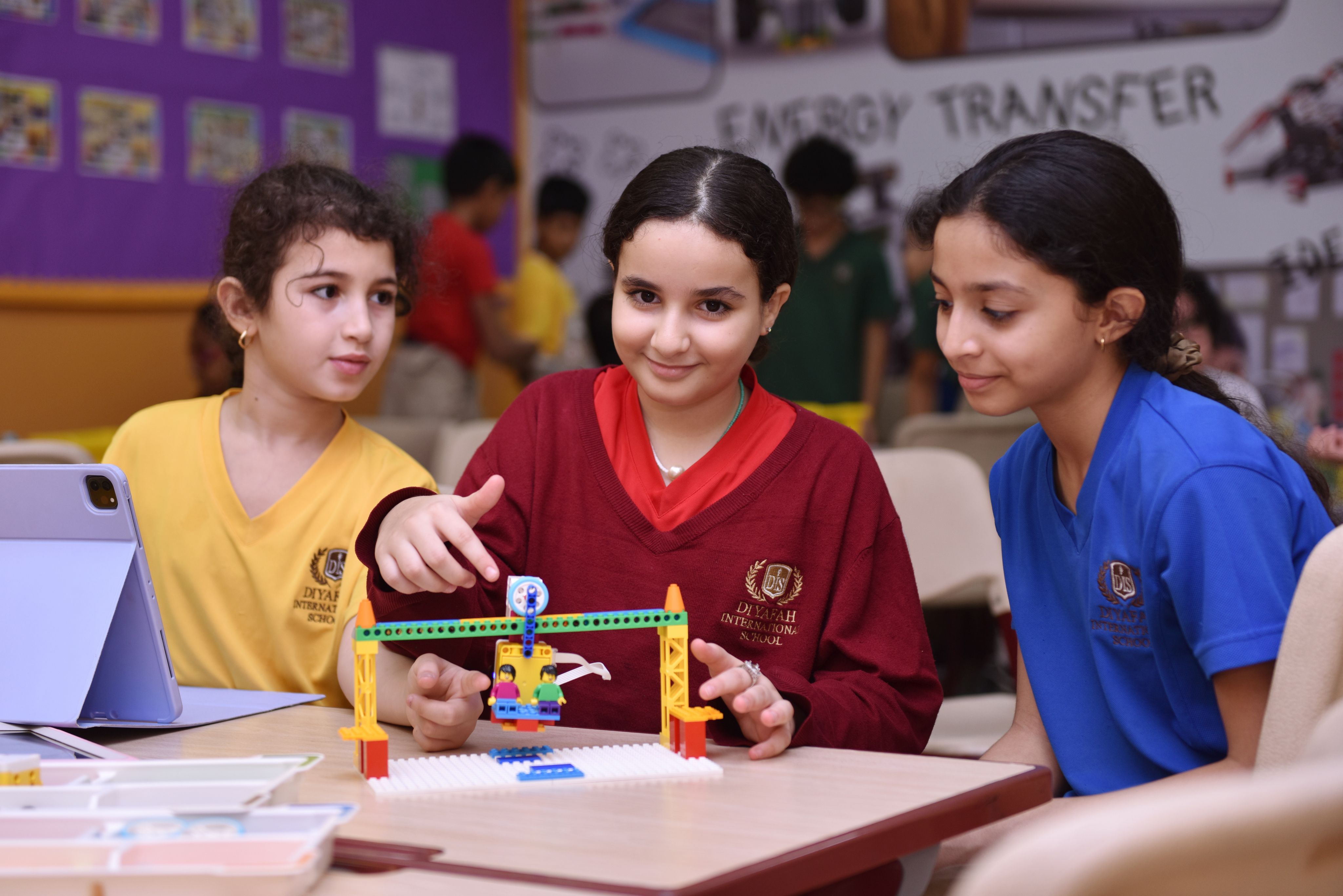 Studnets from Year 3 to 6 building with lego, which lays foundation for future engineers